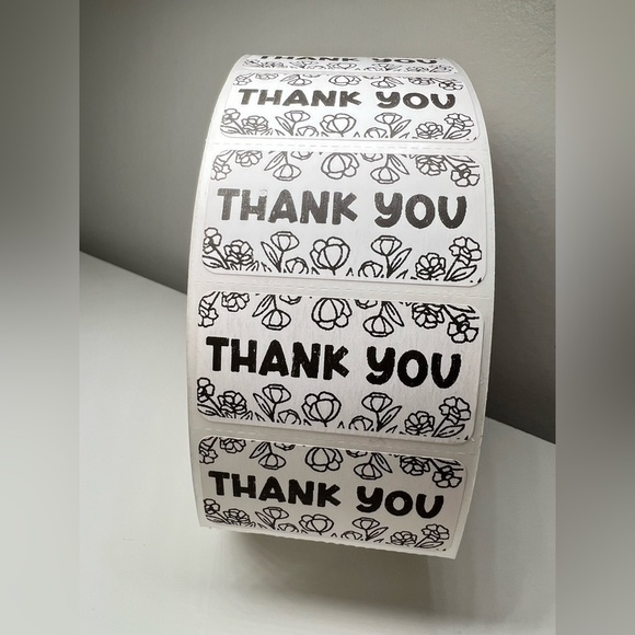 100 Thank You Stickers 2in | Packaging Supplies NWT​​​​​ - Picture 11 of 12